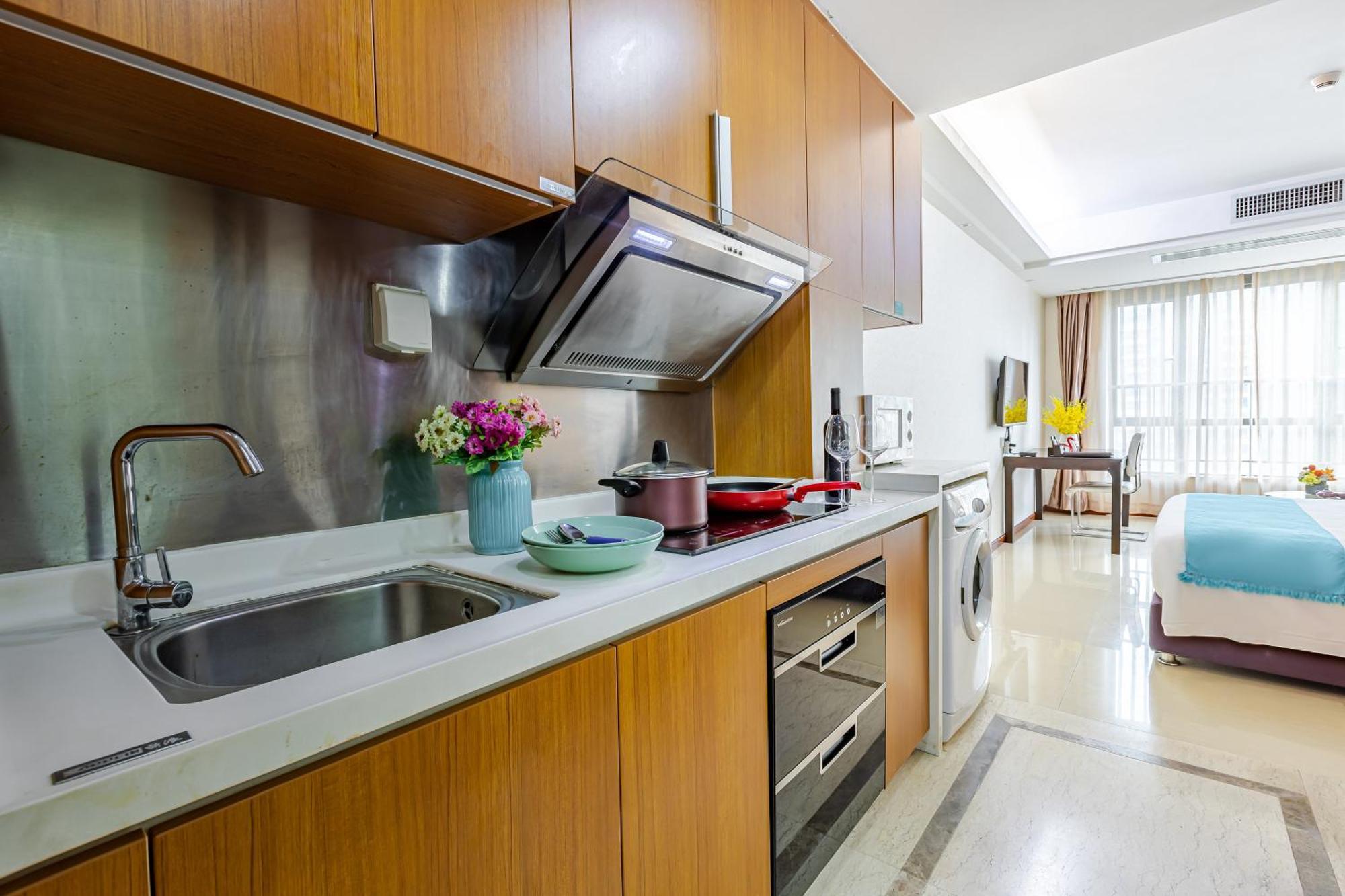 Waifiden Apartment Min Jian Financial Building-Free Shuttle Bus During The Canton Fair Apartment *